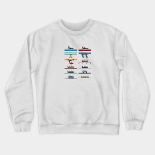 Kings Island Coaster Cars Design Crewneck Sweatshirt